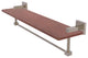 Montero 22" Solid Wood Shelf with Integrated Towel Bar, Antique Pewter