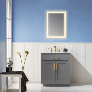 Genova 24" Rectangle Frameless Modern LED Bathroom Vanity Mirror