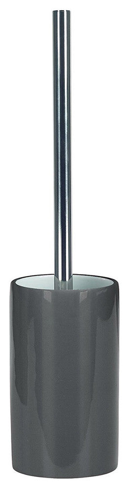 Porcelain Bathroom Accessories, Pur Shiny, Anthracite, Toilet Brush