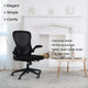 Office Chair, Ergonomic Desk Chair, Black