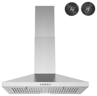 Streamline 30" Goffredo Convertible Wall Mount Range Hood, Stainless Steel
