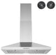 Streamline 30" Goffredo Convertible Wall Mount Range Hood, Stainless Steel