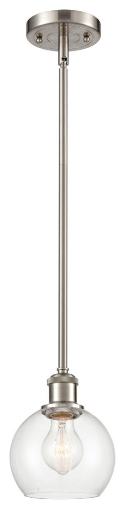 Innovations 516-1S-SN-G122-6 1 Light Mini Pendant, Brushed Satin Nickel
