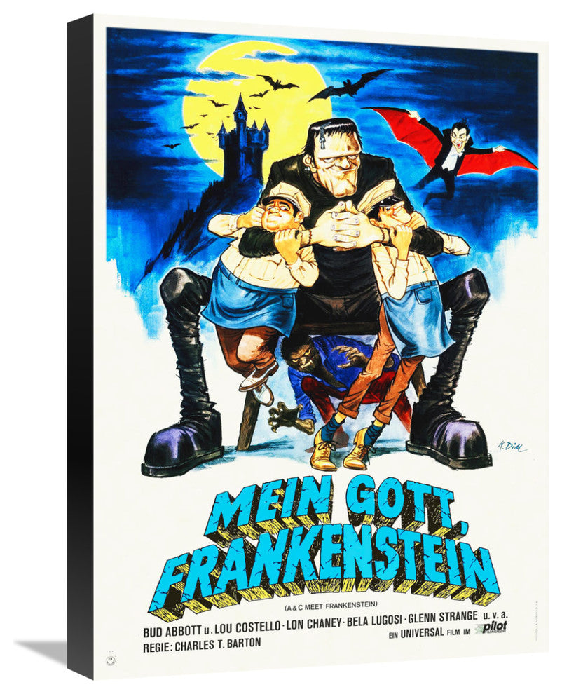 Abbott and Costello, German, Meet Frankenstein, 16x22