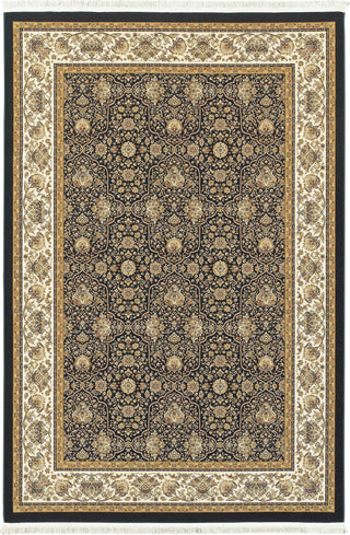 Oriental Weavers Masterpiece Navy/ Ivory Oriental Indoor Area Rug 5'3"X7'6"
