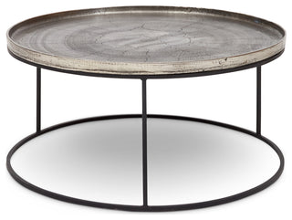 Sana Coffee Table, Vintage Silver, Black