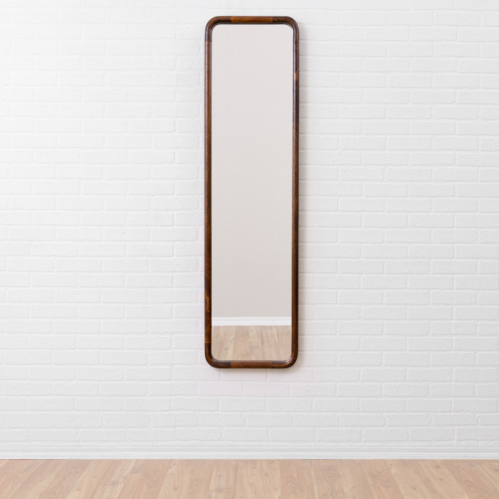 Harriet Accent Mirror, Walnut, 16"x60"
