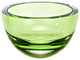 HomeRoots 6" Mouth Blown Crystal European Made Lead Free Spring Green Bowl