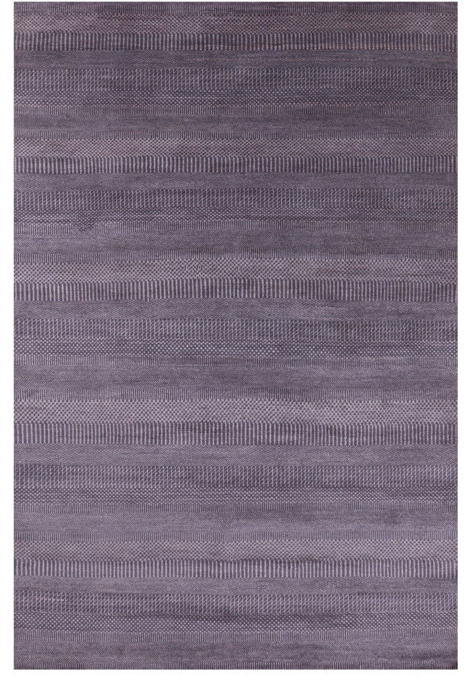6' 1" X 9' 4" Wool and Silk Savannah Grass Handmade Rug Q11421