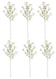 6 Pieces 32" Glitter Leaf Christmas Spray, Gold