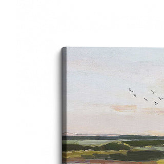 "Skyscape Serenade" - Pastoral Elegance Canvas Art Print