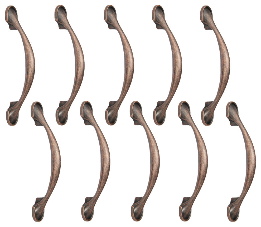 Mascot Hardware 3 inch CTC Copper Arch Drawer Pull - Pack of 10