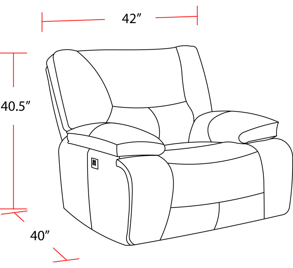 Spartacus Black Power Reclining Sofa and Two Recliners
