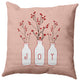 Joy Decorative Throw Pillow, Peach, 16"x16"