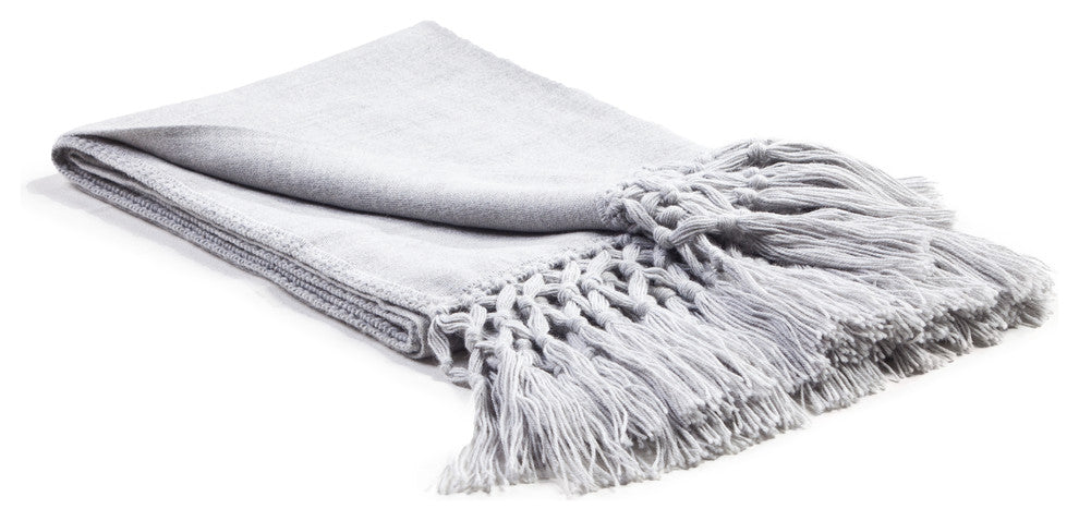 Alpaca Cool Woven Throw, 130x180cm, Vapour