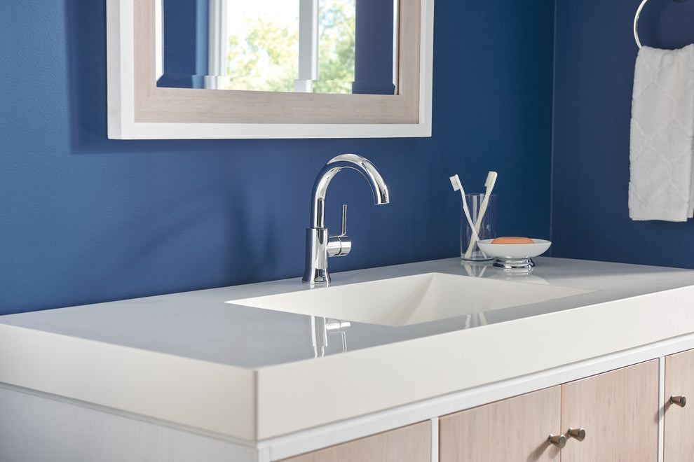 Delta Trinsic Single Handle High-Arc Bathroom Faucet, Chrome, 559HA-DST