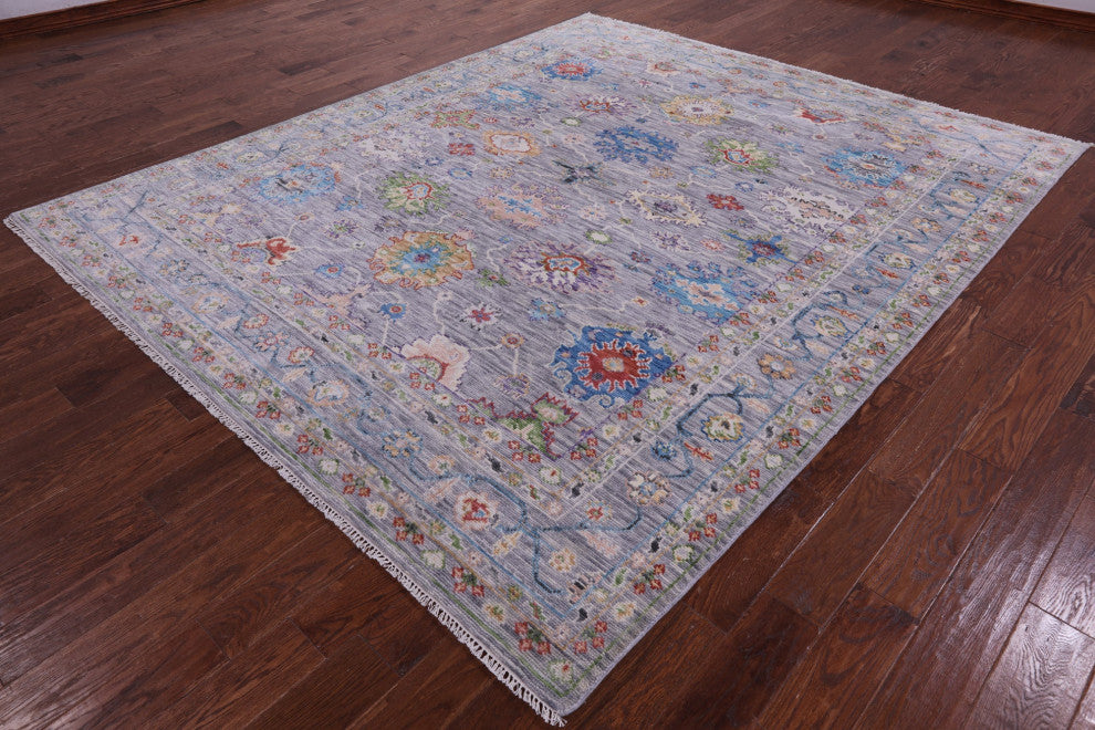 8' 4" X 9' 11" Turkish Oushak Handmade Wool Rug - Q15607