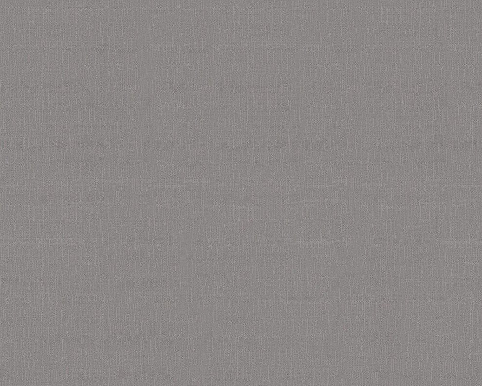 Metropolis 2, Urban Graphic Stripes Floral Plain Light Gray Wallpaper Roll