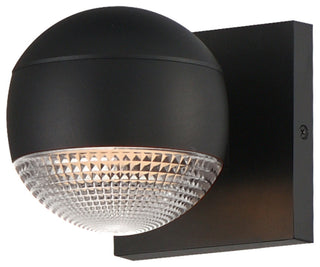 ET2 E30163-126 Modular 5" Tall LED Outdoor Wall Sconce - Black