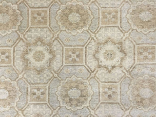 Peshawar Wesley Beige Hand-Knotted Rug, 9'1x11'9