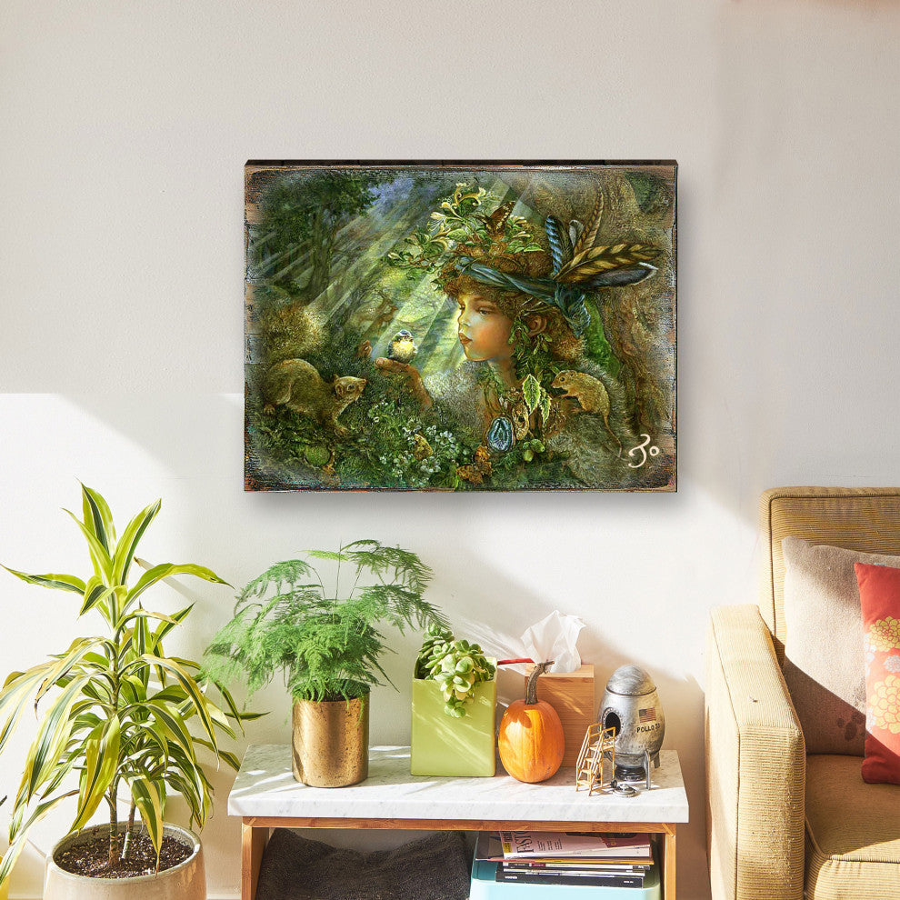 Nature Boy Wall and Table Top Wooden Decor, 36x24