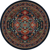 Persia, Black, 8' Round