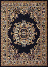 United Weavers Dallas Floral Kirman Rug, Black (851-10170), 1'11"x3'3"
