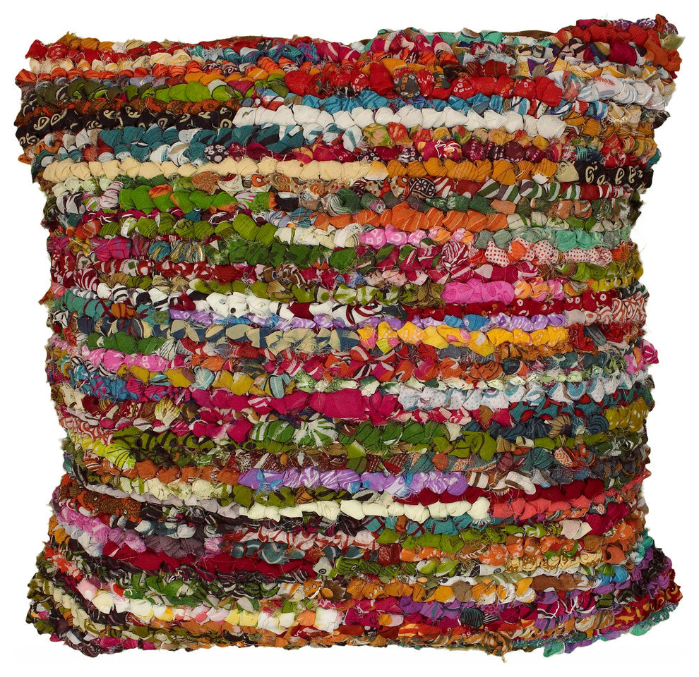 Chindi Stripe Floor Pillow