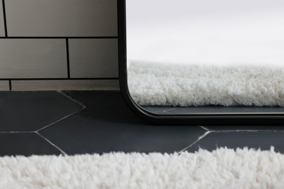 Elegant Decor Evermore Vanity Mirror Black
