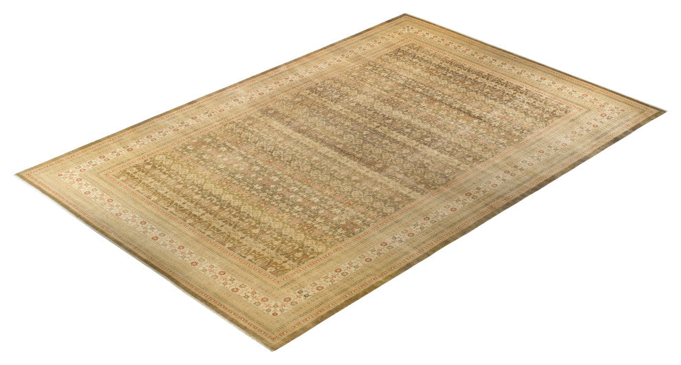 Mogul, One-of-a-Kind Hand-Knotted Area Rug Green, 12'2"x18'3"