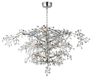 Maxim Lighting Cluster 12-Light Chandelier, Polished Nickel