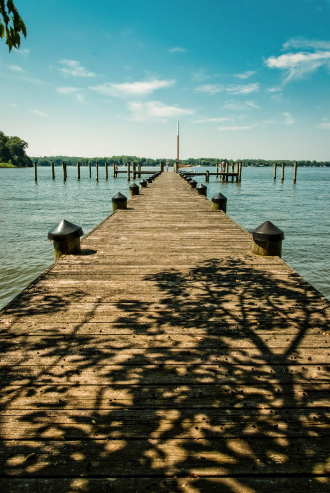 Endless Dock Landscape Photography Unframed Wall Art Print, 8" X 10"