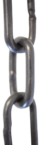 RCH Hardware Brass Standard Link Chandelier Chain, 3', Oil Bronzed Black, W47