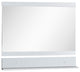 Solid Wood Frame Mirror, White