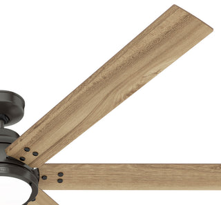 WiFi Gravity Ceiling Fan, LED Light Kit and Handheld Remote, Noble Bronze, 72"