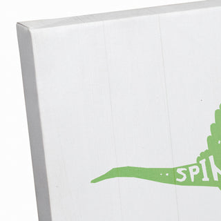 Green Dinosaurs 20x24 Canvas Wall Art