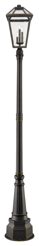 Zlite 579PHXLR-564P-ORB 3-Light Outdoor Post Mounted Fixture, Seedy
