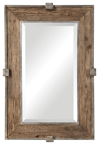 Uttermost Siringo Weathered Wood Mirror