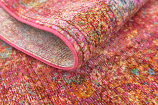 Unique Loom Red Baracoa Rumba 2'x6' Runner Rug