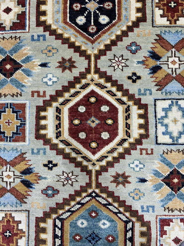 OLIVE / Green Traditional Classic Bidjar Collection Area Rug