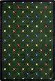 Games People Play Rug, Billiards, 7'8"x10'9", Green