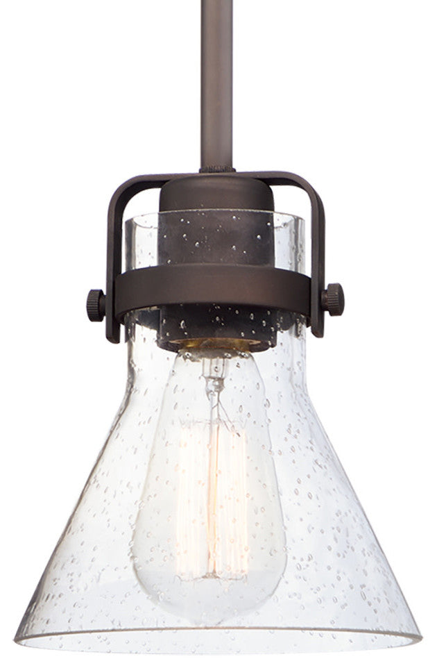 Maxim 91110 Seafarer 6" Seedy Glass Pendant - Oil Rubbed Bronze