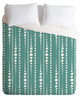 Deny Designs Heather Dutton Bestrewn Lagoon Duvet Cover - Lightweight