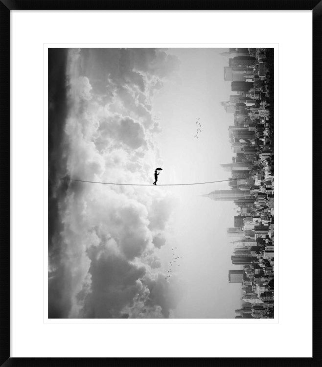 "Crossing" Framed Digital Print by Ivan Marlianto, 26x30"