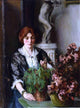 Mary Bradish Titcomb The Flower Arranger, Gallery Wrapped Canvas, 21"x28"