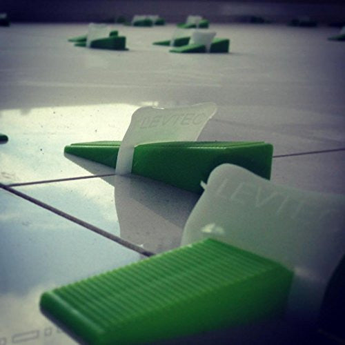 Tile Leveling System, Lev Tec Tile System Kit: 1 Pliers, 500 Clips, 250 Wedges, 500 Kit 1/8"