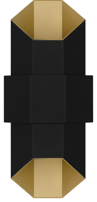 Quoizel CHS8307 Chasm 15" Tall LED Outdoor Wall Sconce - Matte Black