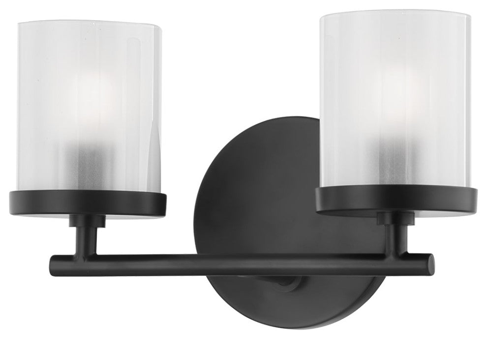 Ryan 2-Light Bath Bracket Soft Black