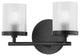 Ryan 2-Light Bath Bracket Soft Black