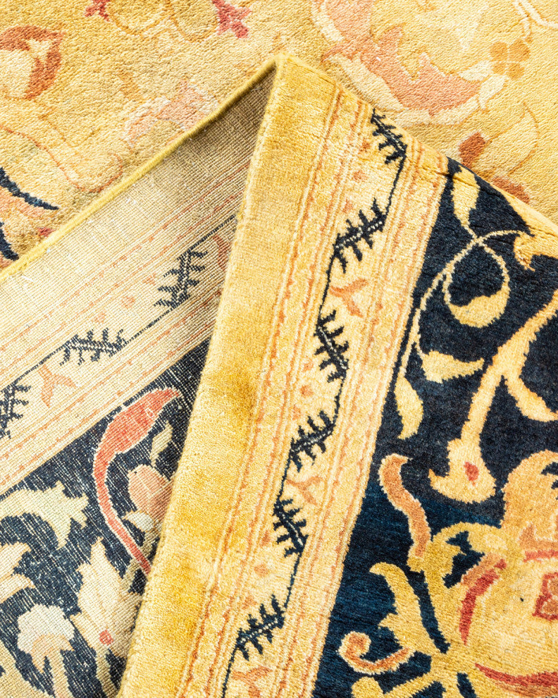 Ella, One-of-a-Kind Hand-Knotted Area Rug, Green, 8' 3"x10' 4"